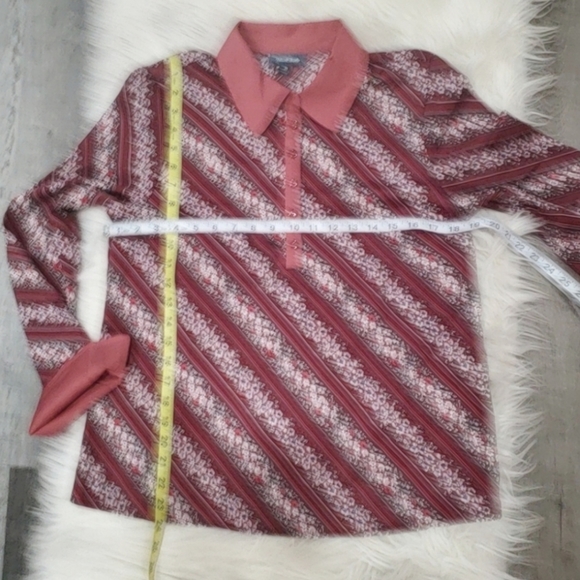 Modcloth floral long sleeve blouse - Picture 8 of 9